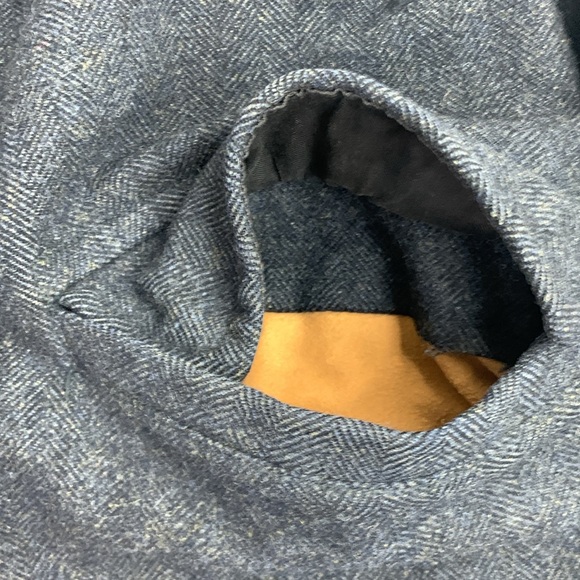 Vintage Woolrich Long Wool Winter Pea Coat Dark gray Size Men’s 42 Button up - Picture 9 of 15